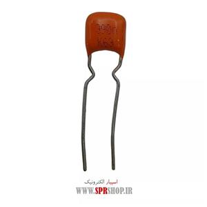 خازن پلی استر 390NF 63V