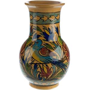 گلدان سفالی گالری مثالین طرح هفت رنگ نقش 10 Mesalin Gallery Rainbow Isfahan Design Clay Vase Code 20010