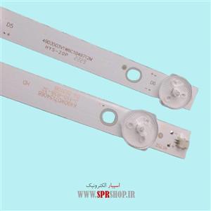 بک لایت تلویزیون SUNIYA-KONKA-SNOWA 49S39 4988 9*6LED 3V 495 MM