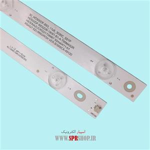 بک لایت تلویزیون HISENS 50K220-D36P 11*5LED 3V 493MM
