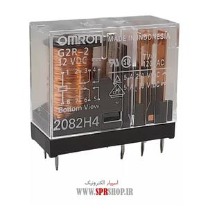 رله 12 ولت 5 آمپر 8 پایه 2 کنتاکت G2R-2 (511)