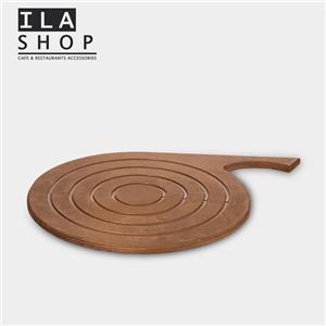 تخته پیتزا شیاردار چوبی  یک عددی ایلا