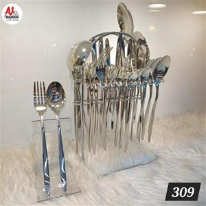 سرویس قاشق و چنگال sg اس جی 6 نفره مدل 309 