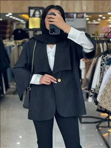 مانتو طرح لوزی مدیمو