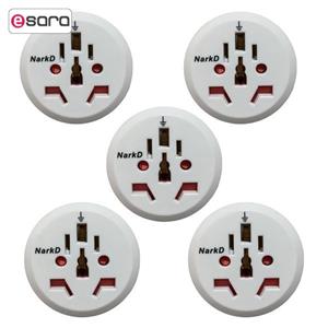 مبدل برق نارکد مدل YH-005K بسته 5 عددی