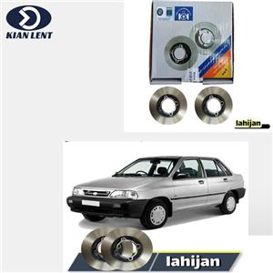 دیسک ترمز جلو پراید برند لاهیجان (2 عددی)