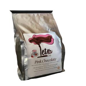پودر شکلات لترا مدل پینک چاکلت کد 2K مقدار 2000 گرم Letra Pink Hot Chocolate Coffee Drink Powder 2 KG