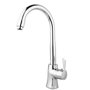 شیر سینک ظرفشویی راسان مدل پاپیون کروم Rassan Papion Chrome Kitchen Faucets