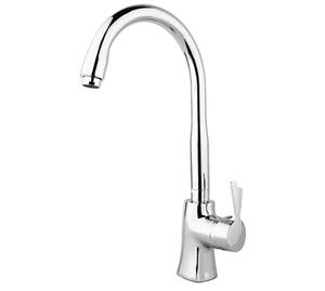 شیر سینک ظرفشویی راسان مدل پاپیون کروم Rassan Papion Chrome Kitchen Faucets