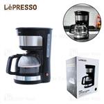 دستگاه قهوه‌ ساز لپرسو LePresso DRIP COFFEE MAKER LPDCMBK ظرفیت 1.25 لیتر