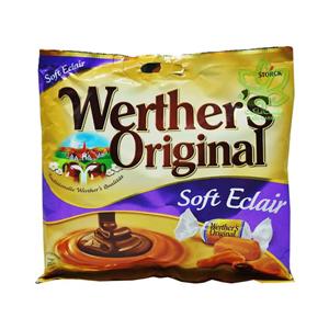 تافی کره ای نرم با مغز شکلات 180 گرم سافت اکلرز وردرز اورجینال – werther’s original