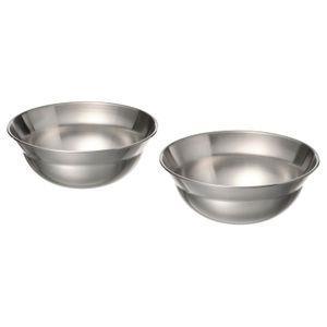 ست 2 عددی کاسه استیل ایکیا مدل IKEA GRILLTIDER