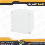 جعبه تقسیم پلاستیکی روکار 70×120×120 پارسا درب مات 