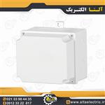 جعبه تقسیم پلاستیکی روکار 95×90×100 پارسا درب مات