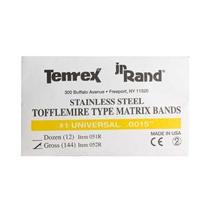 مواد و تجهیزات دندانپزشکی نوار ماتریکس تافل مایر Termex Tofflemire 