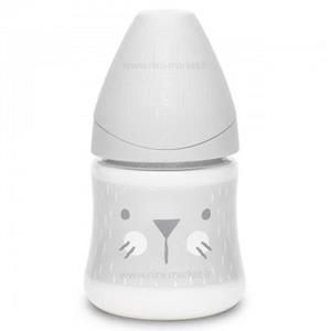 شیشه شیر سری گرد 150 میل سواوینکس Suavinex طرح گربه