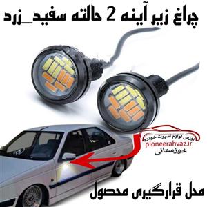 چراغ زیر آینه بغل خودرو دو رنگ