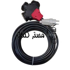 سیم سیار 5 متری با کابل دو در یکو نیم ، کابل سیار سی متری با کابل 1.5 در 2
