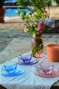 بشقاب ست کیک شیشه ای ساعت برند Rakle کد 1711019329