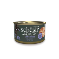 کنسرو گربه مرغ و اردک افتر دارک شسیر ۸۰ گرم  Schesir after dark chicken with duck 