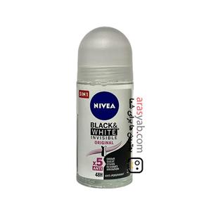 مام رولی بلک اند وایت نیوآ Nivea مدل Original ماندگاری 48 ساعته حجم 50 میل
