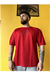 تیشرت مردانه چاپی رنگ قرمز برند JAKARLI
