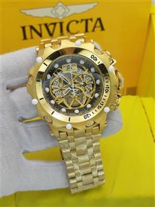 ساعت مردانه اینویکتا هیبریدی سه موتوره فعال جنس استیل ضدزنگ و ضدحساسیت شیشه ضدخش موتور کوارتز ژاپن ضد آب کد 1917757