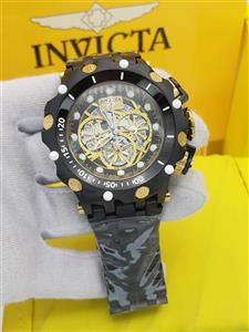 ساعت مردانه اینویکتا هیبریدی سه موتوره فعال جنس استیل ضدزنگ و ضدحساسیت شیشه ضدخش موتور کوارتز ژاپن ضد آب کد 1917754