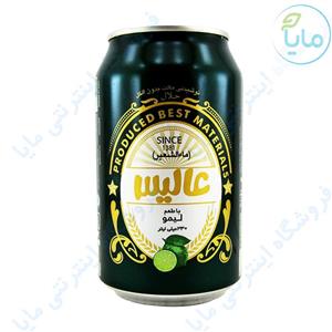 نوشیدنی مالت عالیس با طعم لیمو مقدار 330 میلی لیتر Alis Lemon Flavored Malt Drink 330ml