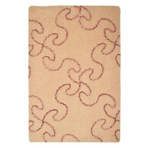 موکت ظریف مصور طرح زرین زمینه کرم کد 8112