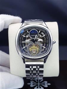 ساعت مردانه کارتیر موتور اتومات ژاپن کیفیت عالی A شرکتی بند استیل رنگ ثابت کد 1917851 