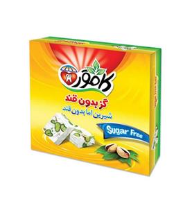 گز مخلوط پسته و بادام بدون قند و رژیمی کامور
