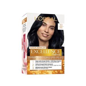 کیت رنگ مو لورآل سری Excellence شماره ۱.۱ – مشکی پر کلاغی