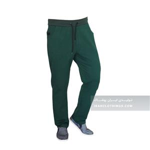 شلوار گرمکن اسلش راسته یشمی روشن