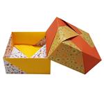 جعبه کادو مدل اریگامی orange flower
