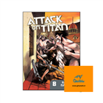 کتاب Comic manga) Attack on Titan 8)