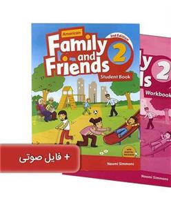 American Family And Friends 2 (ویراست دوم)(کتاب دانش آموز و کتاب کار و