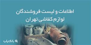 اطلاعات و لیست فروشندگان لوازم کفاشی تهران