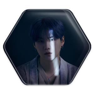 پیکسل شش ضلعی شوگا Suga گروه بی تی اس BTS کد 16567