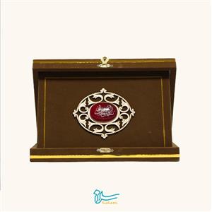 تندیس پارچه و عقیق طرح یا صاحب الزمان