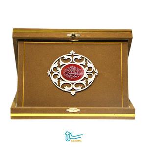 تندیس پارچه و عقیق طرح یا اباعبدالله الحسین
