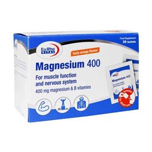 ساشه منیزیم 400 یوروویتال بسته 60 عددی