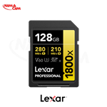 کارت حافظه 128 گیگ لکسار 1800X سری طلایی – Lexar 128GB – 1800x UHS-II GOLD