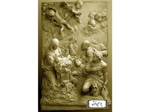 نخ و نقشه تابلو فرش تندیس تولد مسیح – کد NT4246