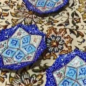 هفت سین میناکاری مسی لعاب شده با رنگ ثابت و ضد خش