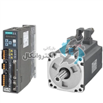 سروو موتور زیمنس مدل v90-750w-3000RPM گشتاور 2.39 نیوتن متر (ترمزدار – ورودی پالس) ا Siemens v90-750w-3000RPM servo motor 2.39 Nm of torque (brake – pulse input)