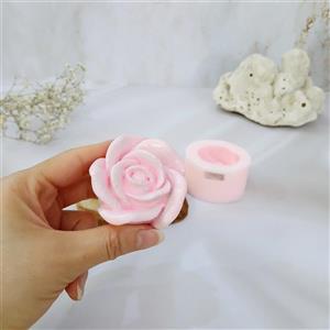 قالب شمع مدل گل رز سه بعدی -