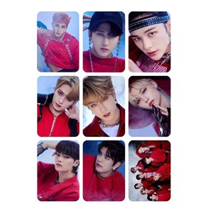 استیکر کارت مدل PH-462 طرح فتوکارت استری کیدز straykids بسته 9 عددی -