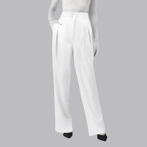 شلوار زنانه هاوین مدل 308 بگ مازراتی 110 رنگ سفید