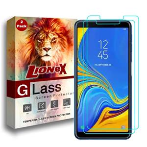 محافظ صفحه نمایش لایونکس مدل Ultra Powerful Shield مناسب برای گوشی موبایل سامسونگ Galaxy A7 2018 بسته دو عددی 